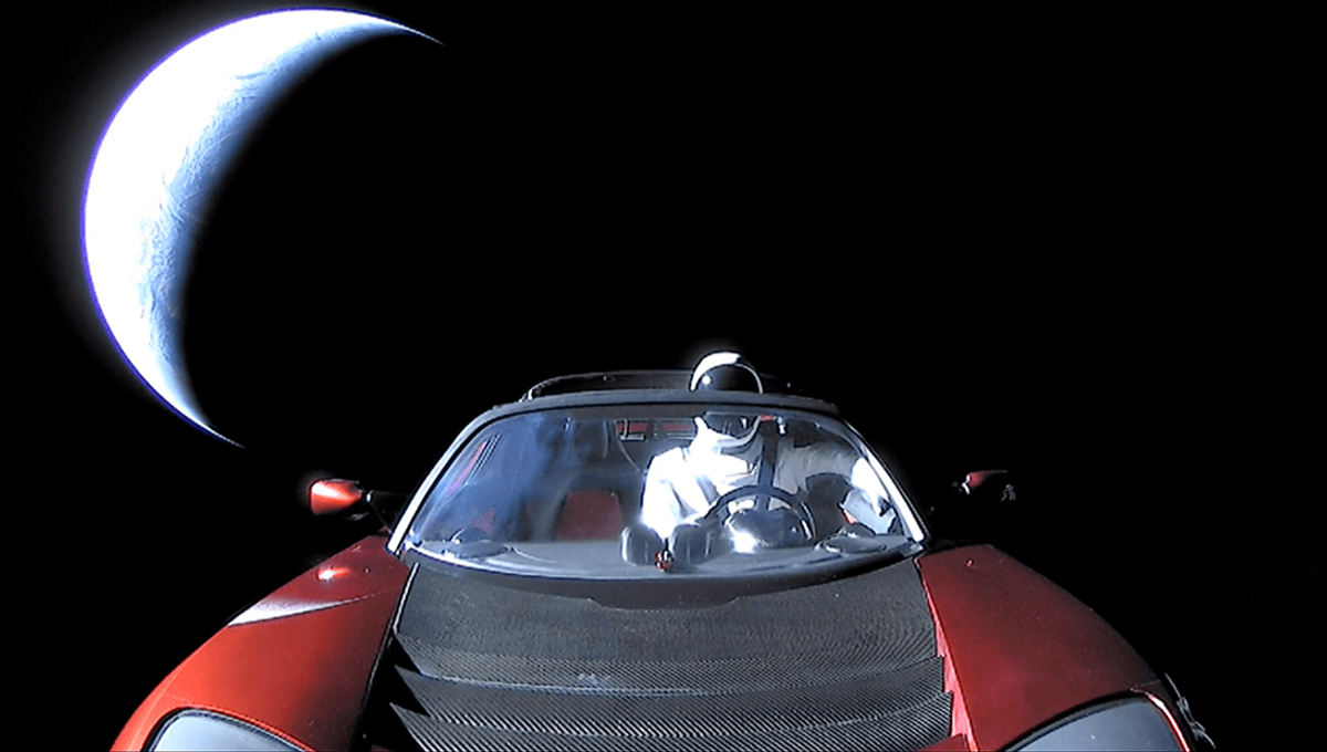 Elon Musk's Tesla launched into space has a 22 percent chance of hitting Earth (eventually)